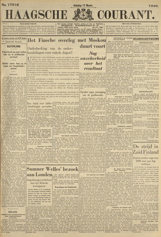Haagse Courant 1940-03-12