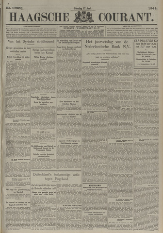 Haagse Courant 1941-06-17