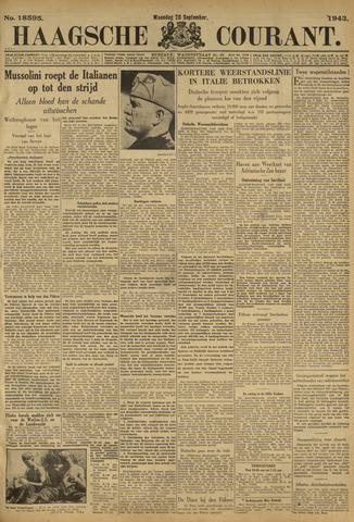 Haagse Courant 1943-09-20