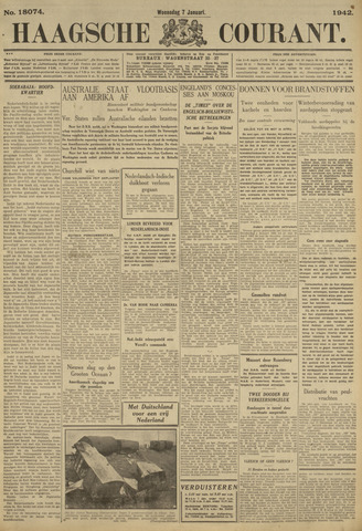 Haagse Courant 1942-01-07