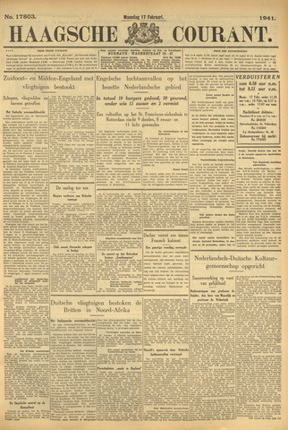 Haagsche Courant 1941-02-17