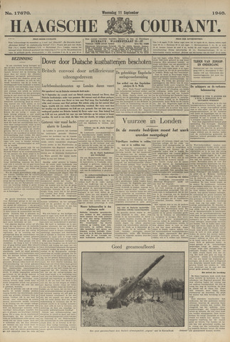 Haagsche Courant 1940-09-11