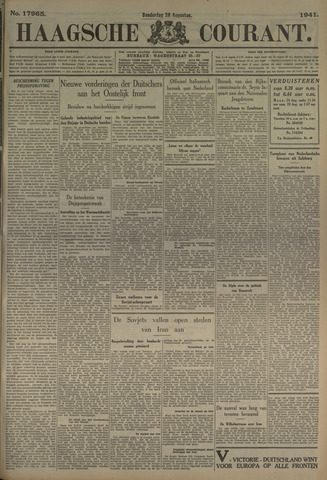 Haagse Courant 1941-08-28