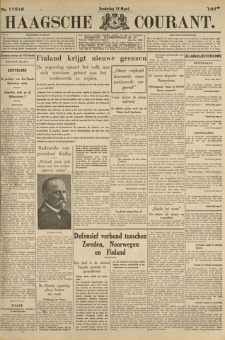 Haagsche Courant 1940-03-14