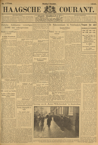 Haagse Courant 1940-12-09