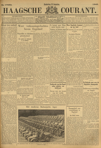 Haagsche Courant 1940-08-22