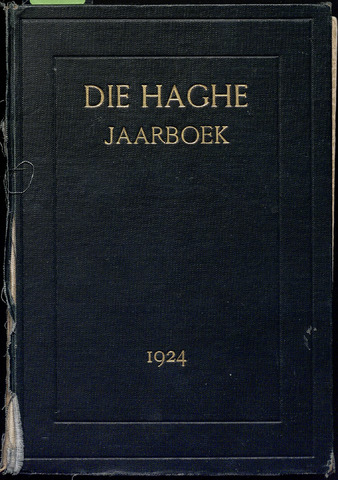 Jaarboeken geschiedkundige vereniging Die Haghe 1924-01-01