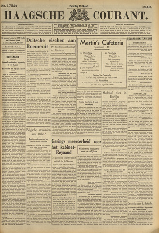 Haagse Courant 1940-03-23