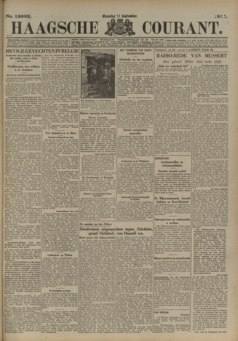 Haagsche Courant 1944-09-11