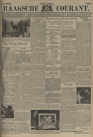 Haagsche Courant 1942-11-27