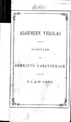Jaarverslagen gemeente Den Haag 1872-01-01