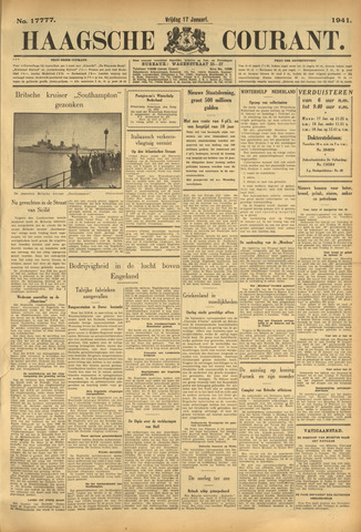 Haagsche Courant 1941-01-17