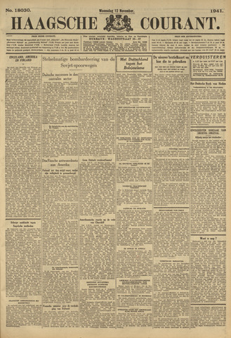 Haagse Courant 1941-11-12