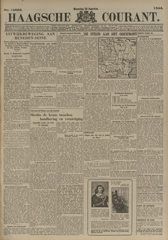 Haagse Courant 1944-08-30