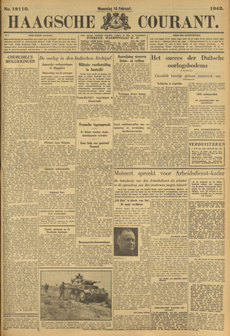Haagsche Courant 1942-02-18