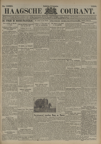 Haagse Courant 1944-08-24