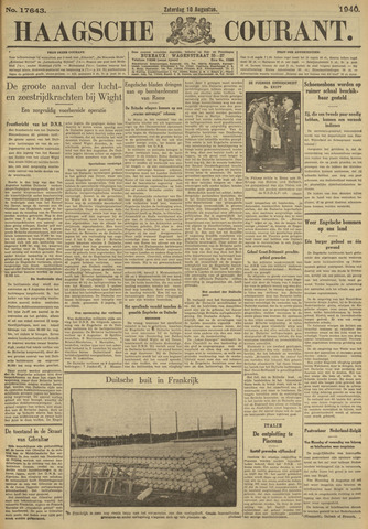 Haagsche Courant 1940-08-10