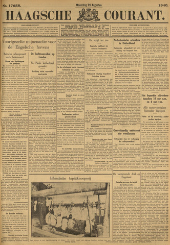 Haagse Courant 1940-08-28