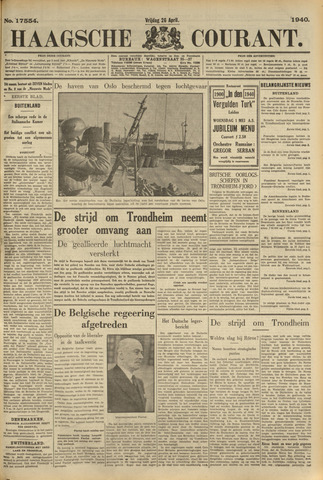 Haagse Courant 1940-04-26