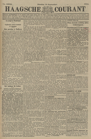 Haagsche Courant 1944-09-19