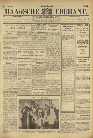 Haagsche Courant 1941-01-18