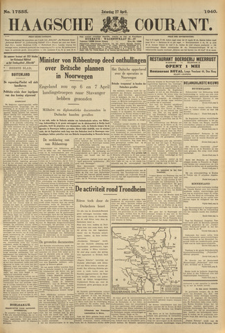 Haagse Courant 1940-04-27