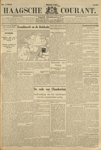 Haagsche Courant 1940-04-03