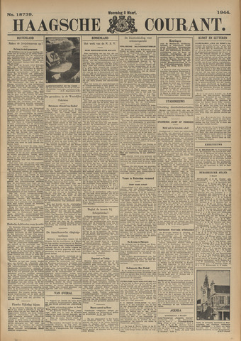 Haagsche Courant 1944-03-08