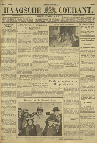 Haagse Courant 1940-10-02