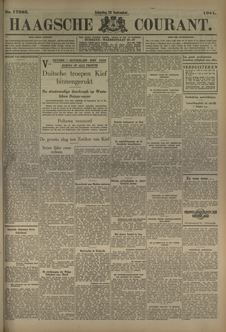 Haagse Courant 1941-09-20