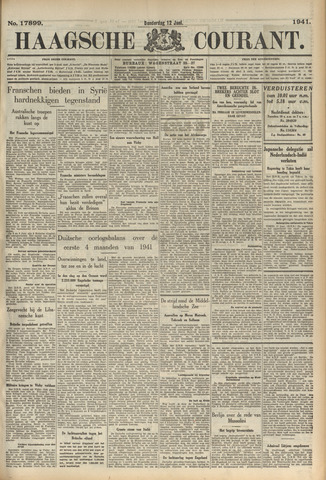 Haagse Courant 1941-06-12