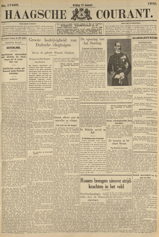 Haagsche Courant 1940-01-12