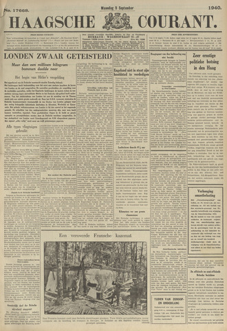 Haagsche Courant 1940-09-09