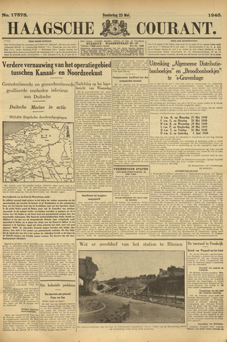 Haagsche Courant 1940-05-23