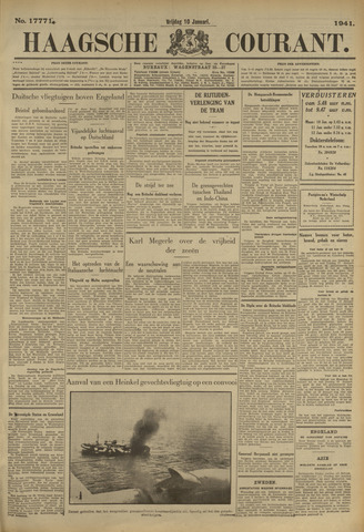 Haagse Courant 1941-01-10