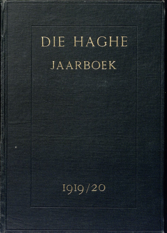 Jaarboeken geschiedkundige vereniging Die Haghe 1919-01-01