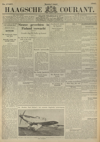 Haagse Courant 1940-01-03