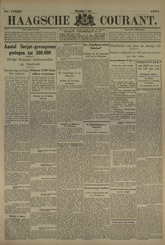 Haagse Courant 1941-07-07