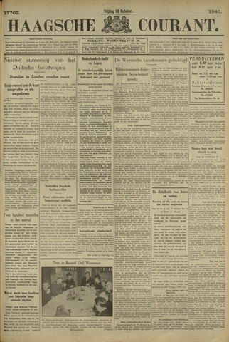 Haagsche Courant 1940-10-18