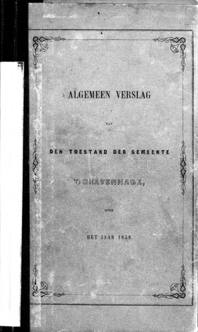 Jaarverslagen gemeente Den Haag 1859-01-01
