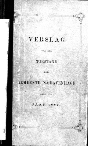 Jaarverslagen gemeente Den Haag 1885-01-01