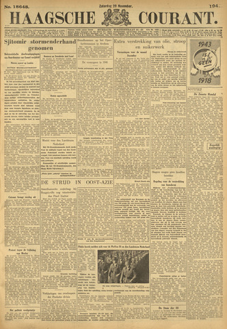 Haagsche Courant 1943-11-20