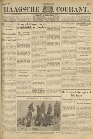 Haagse Courant 1940-01-19