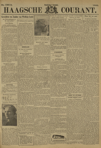 Haagse Courant 1943-10-07
