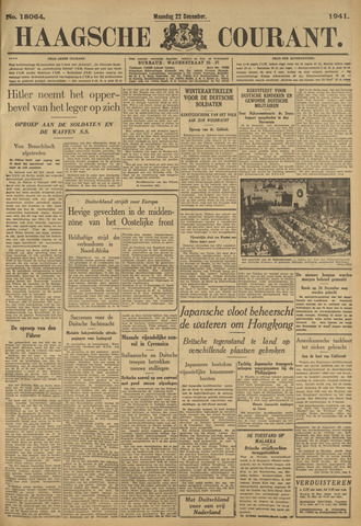 Haagsche Courant 1941-12-22