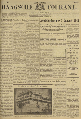Haagse Courant 1940-12-14