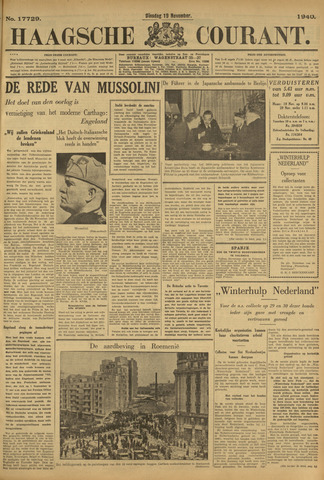 Haagse Courant 1940-11-19