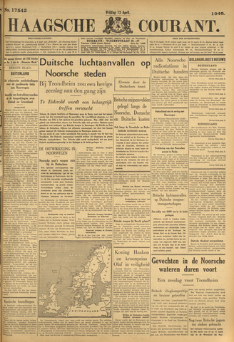 Haagse Courant 1940-04-12