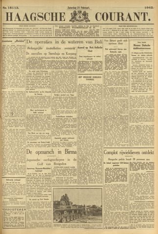 Haagse Courant 1942-02-21