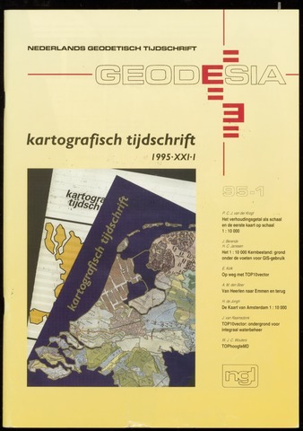 Kartografisch Tijdschrift 1995-01-01